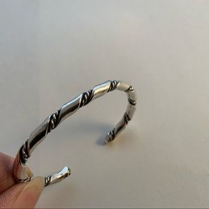 Native American twisted Sterling Silver bracelet